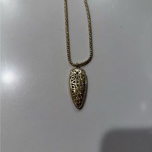 Kendra Scott Gold Filigree Necklace